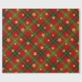 Rot und Grün Geschenkpapier (Flach)