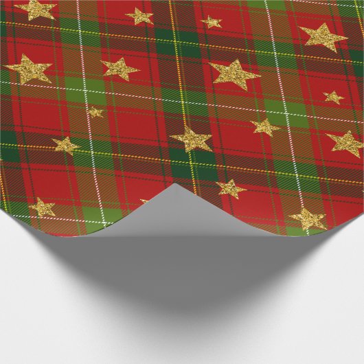 Rot und Grün Geschenkpapier (Ecke)