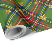 Rot und Grün Geschenkpapier (Rolleneckpunkt)