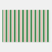 Rot und Grün Geschenkpapier Set (Vorderseite 3)