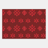 Rot und Grün Geschenkpapier Set (Vorderseite 2)