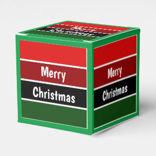 Rot und Grün Geschenkschachtel