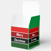 Rot und Grün Geschenkschachtel (Geöffnet)