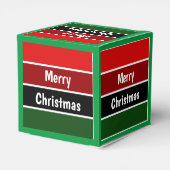 Rot und Grün Geschenkschachtel (Rückseite)