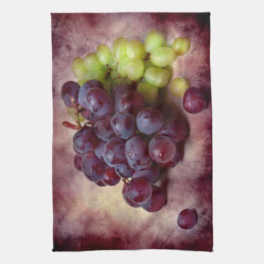 Rot und Grün Geschirrtuch (Vertikal)