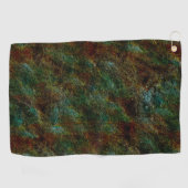 Rot und Grün gesprenkelte Wand Golfhandtuch (Horizontal)