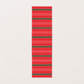 rot und grün gestreiften Hintergrund Visitenkarten (Innenseite Aufgefaltet)