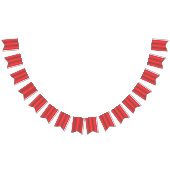 rot und grün gestreiften Hintergrund Wimpelkette (Alle)