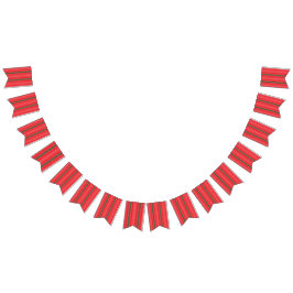 rot und grün gestreiften Hintergrund Wimpelkette