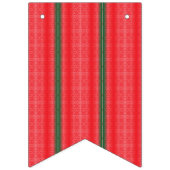 rot und grün gestreiften Hintergrund Wimpelkette (Erste Fahne)