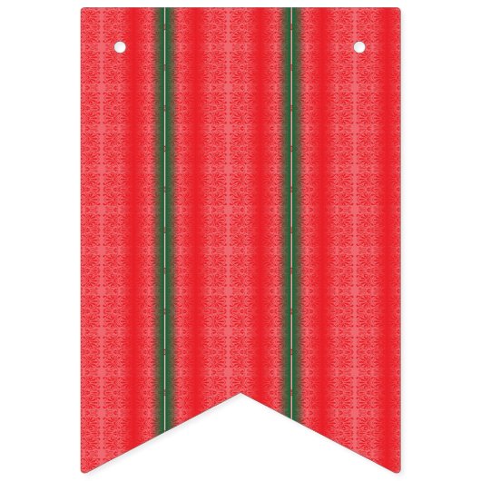 rot und grün gestreiften Hintergrund Wimpelkette (Dritte Fahne)