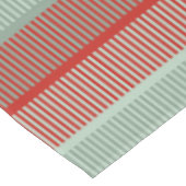 Rot und Grün gestrichen Tischdecke (Schrägansicht)