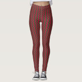 rot und grün gezackt leggings (Vorderseite)