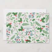 Rot und Grün Heilige Freude Weihnachten (Rückseite)