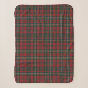 Rot und Grün kariert Tartan Sherpadecke