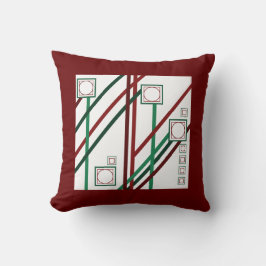 Rot und Grün Kissen