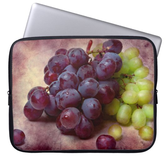 Rot und Grün Laptopschutzhülle (Vorderseite)