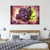 Rot und Grün Leinwanddruck (Insitu (Schlafzimmer))