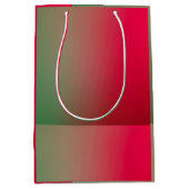 Rot und Grün Mittlere Geschenktüte (Vorderseite)