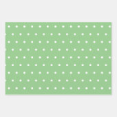 Rot und Grün Moderne Muster Weihnachten Geschenkpapier Set (Vorderseite)