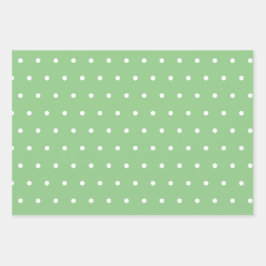 Rot und Grün Moderne Muster Weihnachten Geschenkpapier Set