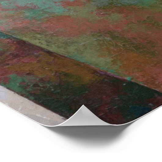 Rot und Grün Poster (Ecke)