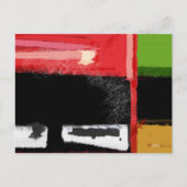 Rot und Grün Postkarte (Vorderseite)