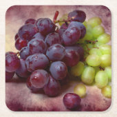 Rot und Grün Rechteckiger Pappuntersetzer (Vorderseite)