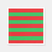 Rot und Grünbuch Napkins Serviette (Vorderseite)