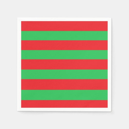 Rot und Grünbuch Napkins Serviette (Vorderseite)