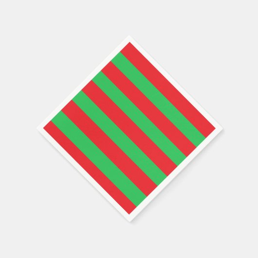 Rot und Grünbuch Napkins Serviette (Ecke)