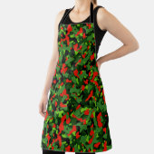 ROT UND GRÜNE CHRISTMAS CAMOUFLAGE PATTERN SCHÜRZE (InSitu)