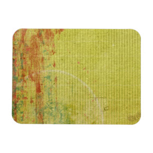 Rot und grüne Farbe auf Vintagem Hintergrund Abst Magnet