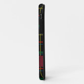 Rot und grüner Tartan Case-Mate iPhone Hülle (Hinten/Links)