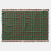 Rot und grüner Tartan-Keuchhuhn Decke (Vorderseite)
