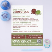 Rot- und Grüngarne, Knitterladen, Garnspeicher Flyer (Einzeln)