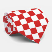 Rot und Hintergrundfarbe ändern Krawatte (Gerollt)