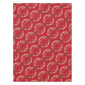 Rot und Imitate Gold Herzlich Willkommen im romant Tischdecke (Vorderseite)