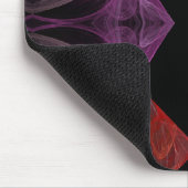 Rot und Lila Fraktal Mousepad (Ecke)