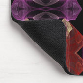 Rot und Lila Fraktal Mousepad (Ecke)