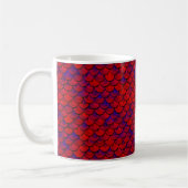 Rot und Lila Kaffeetasse (Links)