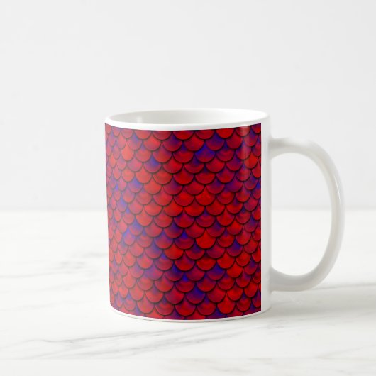 Rot und Lila Kaffeetasse (Rechts)