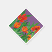 Rot und Lila Serviette (Ecke)