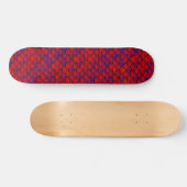 Rot und Lila Skateboard (Horizontal)