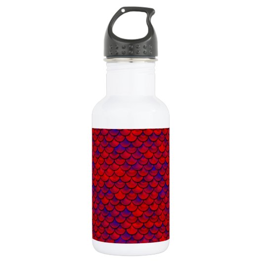 Rot und Lila Trinkflasche (Vorderseite)