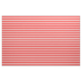 Rot- und Minzcreme-Muster Stoff (Yard (91,4 cm))