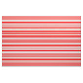 Rot- und Minzcreme-Muster Stoff (Fat Quarter (45,7 x 55,9 cm))