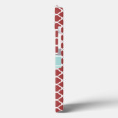 Rot und Minze Quatrefolie Personalisiert Case-Mate iPhone Hülle (Rückseite / Links)