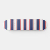 Rot- und Navy-Blaustreifen Skateboard (Horizontal)