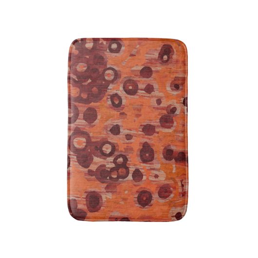 rot und orange abstrakt badematte (Vorderseite Vertikal)